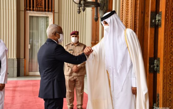 Qatar ge ameerah Raees Solih ge Thahuniyaa