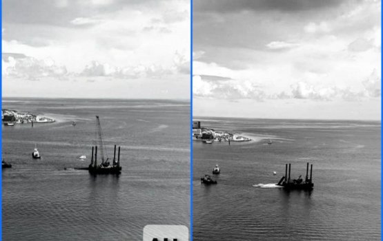 Thilamale bridge masahkathah beynun kuraa Crane eh bindhigen vettijje