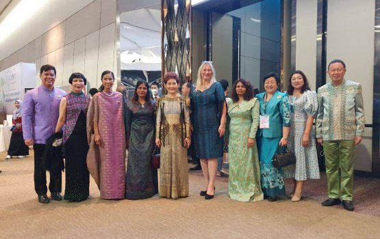 Thai Silk Fashion week hulhuvumah beyvi rasmiyaathugai Fazna baiverivejje