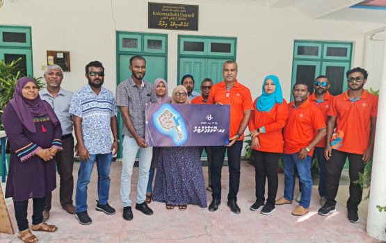 Dhiraagu high speed fiber internet khidhumai Kolamaafuttah