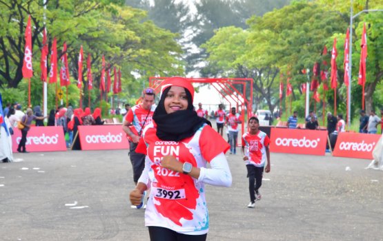 Ooredoo fun run gai baiverivaan anekkaa ves furusatheh