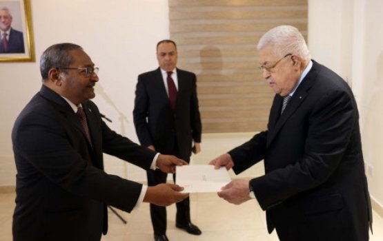 Raajje in Palestine ah kandaelhuvvi safeer ge faikolhu aruvaifi