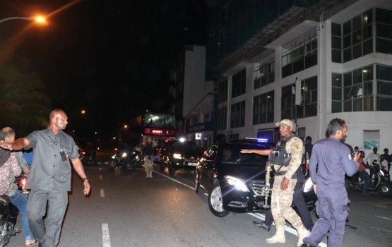 Raees ge motorcade ah huras elhi massalaigai 5 meehakah dhauvaa kohffi
