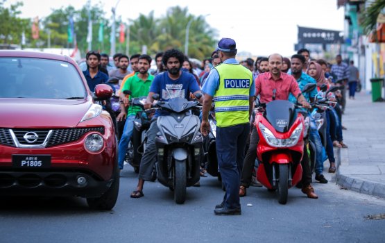 Male' ge traffic flow ah bodu badhaleh