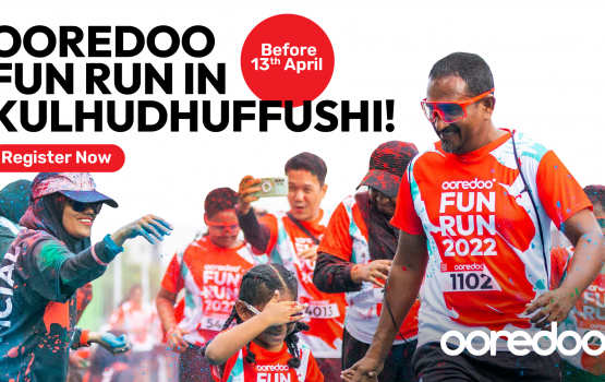 Ooredoo fun run - Kulhudhuffushi iulaan koh registration ah hulhuvaalaifi
