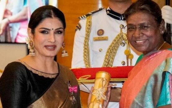 Padma Shri award eku Raveena ah faadukiyun amaazuveje