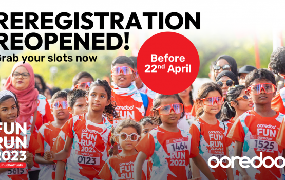 Kulhudhuffushi gai baavvaa Ooredoo fun run gai baiverivumuge furusathu mi mahu 22 aa hamayah