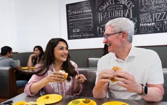 Apple ge CEO India ah goss beynunvee Madhuri aa eku 
