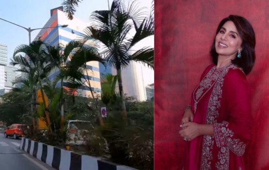 Neetu Kapoor Mumbai in agu bodu apartment eh ganefi