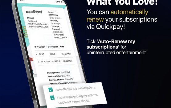 Medianet auto renewal khidumathaa eku medhukendumeh nethi moonifoohifiluvun