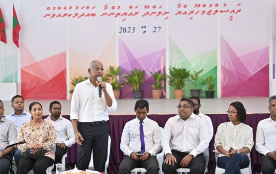 Raajje tharaggee kureveynee rayyithunnah ummeedheh hoadhaidhevigen: Raees Solih
