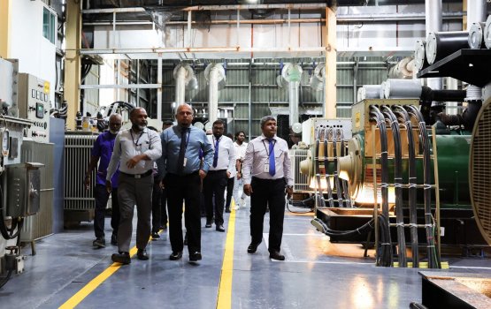 Grater male' emergency backup engine geyge massakai ninmaalaifi