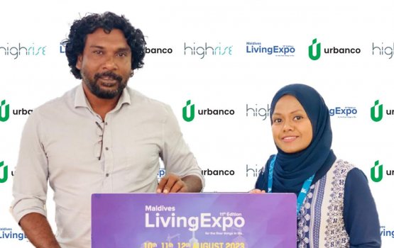 Maldives living expo ge mifaharu ge title partner akah urbanco