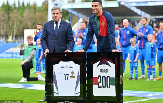 Portugal ah 200 match kulhegen Ronaldo record fothah