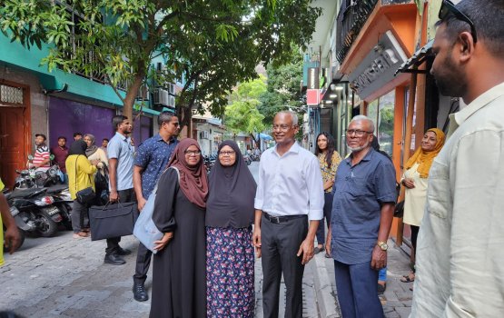 Raees Solih Male’ gai dhorun dhorah hingavaifi