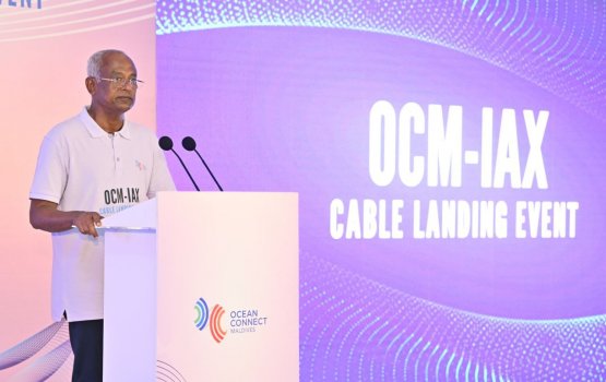 Fibre cable gulhaalumakee binalaguvaamee technology ge hub eh ufan kurumuge bingaa: Raees