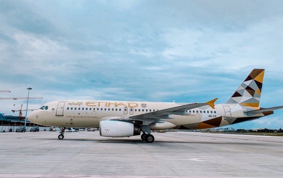 Eithad airways in raajje ah kuraa dhathuru thah ithuru kuranee