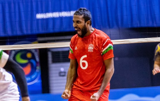 Thajuribaaru kulhutherinnaa eku firihen volly team IOIG ah