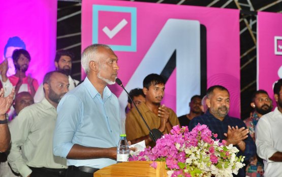 Gaadhoo gai Transhipment bandhareh gaaim kohdheynan: Dr. Muizzu 