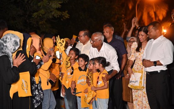 Addu City in Raees ah hoonu maruhabaa eh!