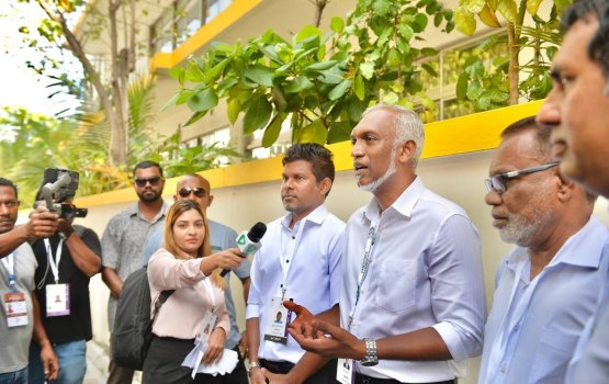 Riyaasee inthihaab gadha hifumakah, enme kureegai Dr. Muizzu