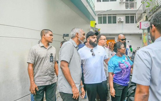 Male' ge hurihaa mageh zamaanee fenvarah hadhaidheynan: Muizzu