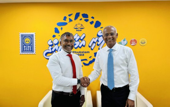 Aniyaa aa dhekolhu hedhumuge gothun, Gasim ge Special Envoy Ilham Ahmed ge thaaidhu ves Raees ah