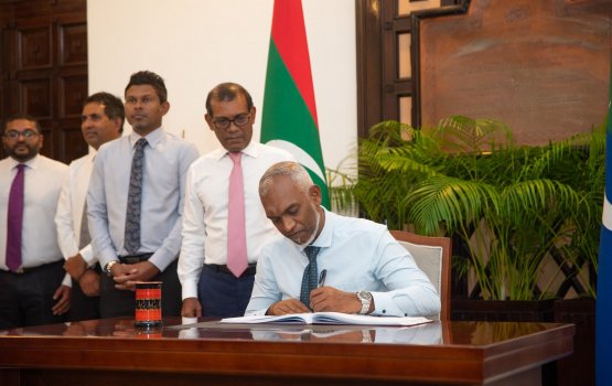 Nizaamee vote ge vahaka huttaala, Muizzu ah verikah kurumuge furusathu dhinumah Nasheed nimmaifi