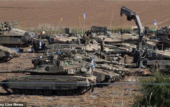 Israel in Ghaza hifan emme fahuge thayyaareethah vanee