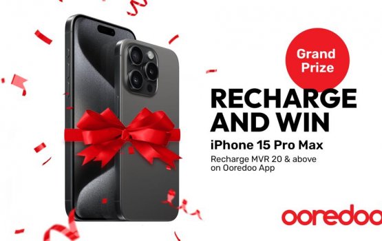 Ooredoo app medhuverikoh recharge kollaigen aguhuri inaamu thakeh