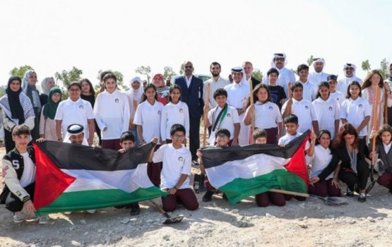 Palestine aa eku thibikan haama kohdheyn Qatar ge dharivarun zaithooni gasthakeh indhaifi