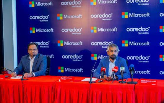 Ooredoo in viyafaari thakah beynuvaa microsoft modern workpalce eh thaarafu konffi