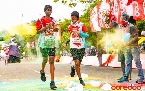 Ooredoo's Fun Run  december gai, baiverivumuge furusathu hulhuvaalaifi