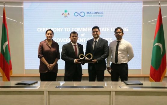 Sarukaaru ge bond eh Maldives Stock Exchange gai furathama faharah list koffi 