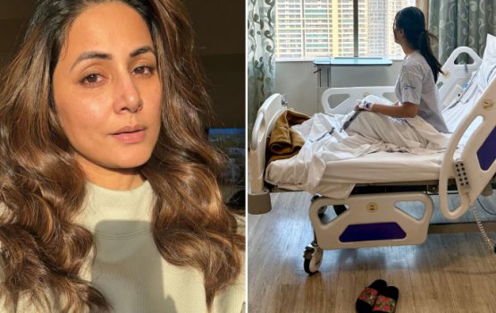 Hunn gadhave geh Hina Khan hospital gai admit kohgen faruvaa dheefi