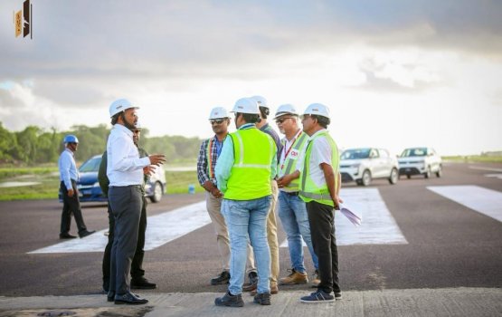 Hanimaadhoo airport ge aa runway ge ehbai nimumaa gaathah