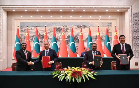 Raajje aa china aa dhemedhu 20 MOU gai soi koffi