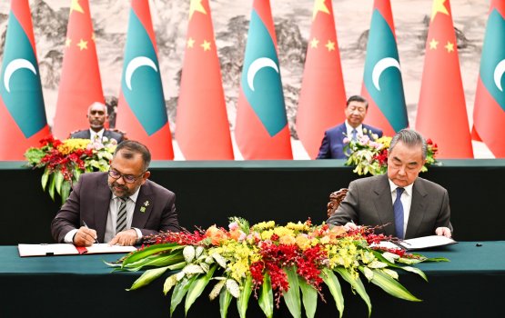 china hiy russan raajje in bunanee taiwan aa eku gulhun nubaavaane kamah