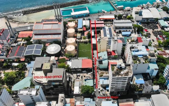 Dhonadharaadha hingun hulhuvaalai, Stelco ge compound gulhuvaalan foot bridge eh alhanee