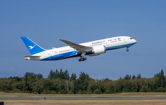 Xiamen Airlines ge charter dhathuru thakeh raajje ah fashanee
