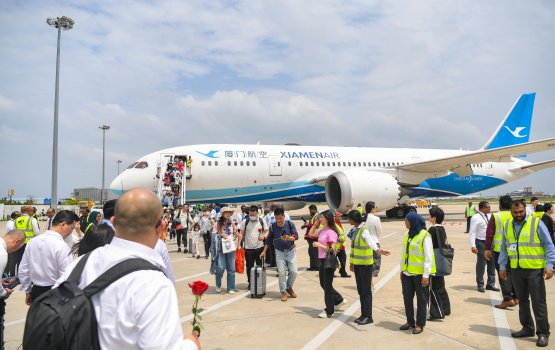 China ge Xieman airline ge dhathuruthah Raajje ah fashaifi