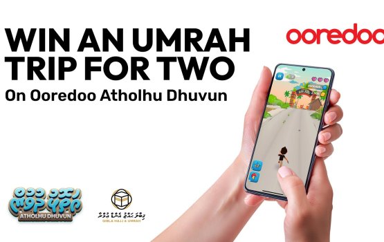 Atholhu dhuvumuge 1 vana ah hovey faraathakah Ooredoo in 2 meehakah umra dhathureh!