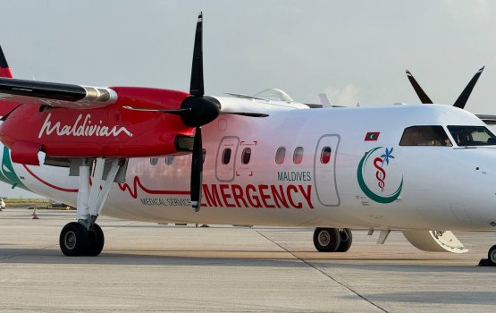 Air ambulance ge furathama dhathuru kuree Kulhudhuhfuttah