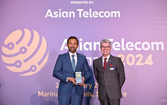 Asian telecom award Dhiraagu ah