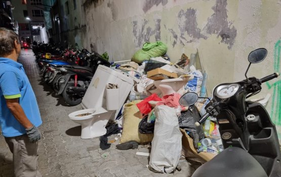 Male' ge magumathin iyye ekani ves 59.6 tonne ge kuni!