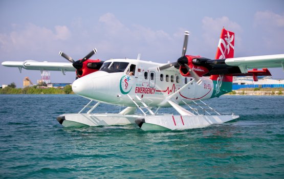Seaplane air ambulance gai zamaanee emergency medical vaseelaithah hunnaane: IAS