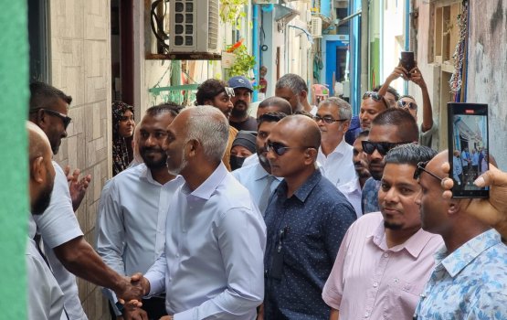 Raees dr. muizzu majilis intihihaabuge campaign ah nukunnnavaifi