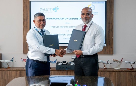 Velana Aiport ge maguthah maraamaathukoh belehettun RDC ah