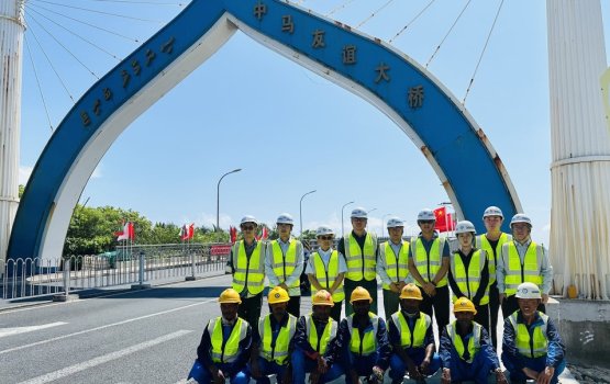 Sinamale' bridge ge maintainace masaikah China ge team  akun in fashaifi
