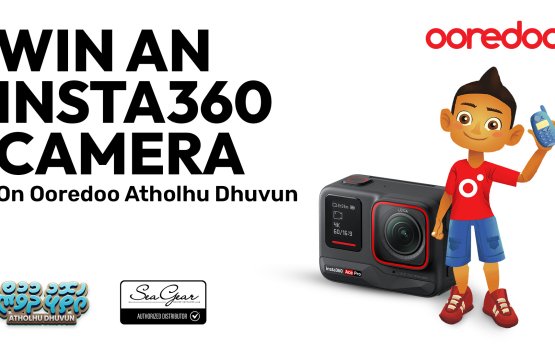 Ooredoo atholhu dhuvumuge mi mahuge 1 vana ah seagear ge faraathun Insta 360 camera eh!